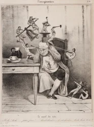 El dolor de cabeza, 1833
